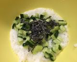 食前に！とろろと胡瓜の塩昆布和え作り方1写真