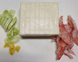 中華風かにかまと豆腐のあんかけ作り方1写真