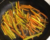 ２色のにんじんのきんぴら作り方8写真