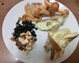 夏の山菜、冷凍キノコ等の美味しい油炒め作り方3写真