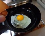 最速のソース目玉焼き丼作り方4写真