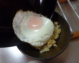 最速のソース目玉焼き丼作り方10写真