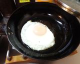 最速のソース目玉焼き丼作り方9写真