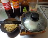 最速のソース目玉焼き丼作り方8写真