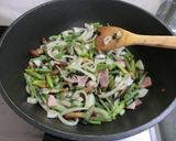 夏の山菜、冷凍キノコ等の美味しい油炒め作り方7写真