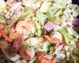ランチに☆エビとアンチョビのパスタ♪作り方7写真