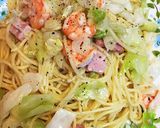 ランチに☆エビとアンチョビのパスタ♪作り方8写真