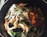 サラダチキン入り酸辣湯風スープ作り方5写真