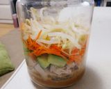 冷しゃぶでジャーサラダ☆暑い日のお弁当に作り方4写真