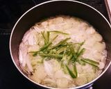 鶏団子とネギのたまご中華スープ作り方6写真