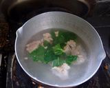すり身と明日葉のお味噌汁作り方1写真
