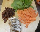 大根葉の簡単ココナッツオイル炒め作り方1写真