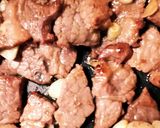 サイコロステーキ丼作り方3写真
