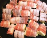 ナスの薄切り豚バラ巻き 照り焼き風作り方4写真