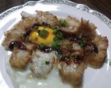 焼きおにぎりと卵のグリルプレート焼き作り方7写真