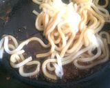 汁なし肉うどん作り方2写真