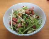 スパム缶と水菜のサラダ作り方7写真