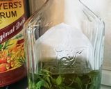 自家製ミントリキュール　※砂糖不使用※作り方3写真