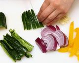 ピーマンのスタミナ炒め作り方1写真