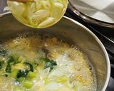 チンゲンサイとしめじのスープ【学校給食】作り方6写真