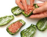 ピーマンの肉詰め お好みトマトソース作り方3写真