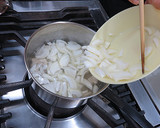 トマトとたまごのスープ【学校給食】作り方4写真