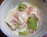 中華風かにかまと豆腐のあんかけ作り方5写真