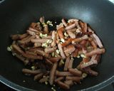 スパム缶と水菜のサラダ作り方3写真