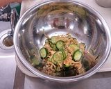 切干ときゅうりのごま酢和え【学校給食】作り方4写真