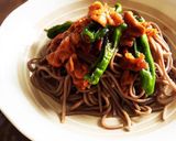 ボリュームアップ 冷やし肉そば作り方5写真