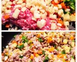 ゴロゴロ野菜と油揚げ入りオムレツ作り方2写真