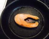 鮭のバター醤油焼き 野菜のせ作り方1写真
