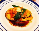 鮭のバター醤油焼き 野菜のせ作り方3写真