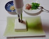 【りんごの芯抜き】薬味入りやっこ作り方1写真
