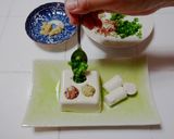 【りんごの芯抜き】薬味入りやっこ作り方3写真