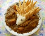 とんがりコーンのはりねずみカレー作り方5写真