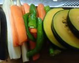 農園レシピ・夏野菜の天どん♪作り方2写真
