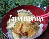 農園レシピ・夏野菜の天どん♪作り方8写真