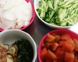 夏野菜たっぷりのぶっかけそうめん作り方4写真