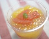 ピンクグレープフルーツとオレンジのゼリー作り方12写真