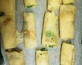 焼き豚の焼き春巻と野菜巻き作り方7写真