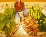 焼き豚の焼き春巻と野菜巻き作り方8写真