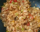 大人のオムライス風バランスお弁当。作り方4写真