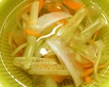 夏野菜の簡単♪楽チン♪ぶっかけ蕎麦作り方2写真