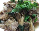 酢と醤油だけのさっぱりしそ豚バラ舞茸炒め作り方4写真