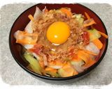夏野菜の簡単♪楽チン♪ぶっかけ蕎麦作り方5写真