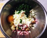 大葉がアクセント！海老入り餃子♪作り方2写真