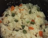 チキン炊き込み御飯作り方4写真