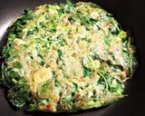 ヘルシーな粉もの！？モロヘイヤ納豆焼き作り方6写真