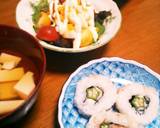 七夕に*少し豪華*逆さ海苔巻き作り方6写真